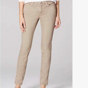 J Jill Authentic Fit Side-Slit Jeans